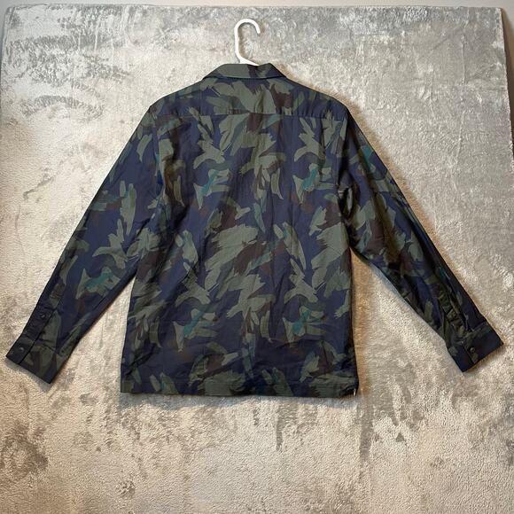 Ted Baker London Men Fielder Camo Print Cotton Button-Up Shirt TB 4 US Large New - Picture 5 of 8